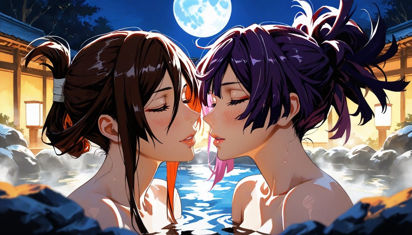 Messy Bun, Girls, Atmospheric Depth Hentai AI Porn