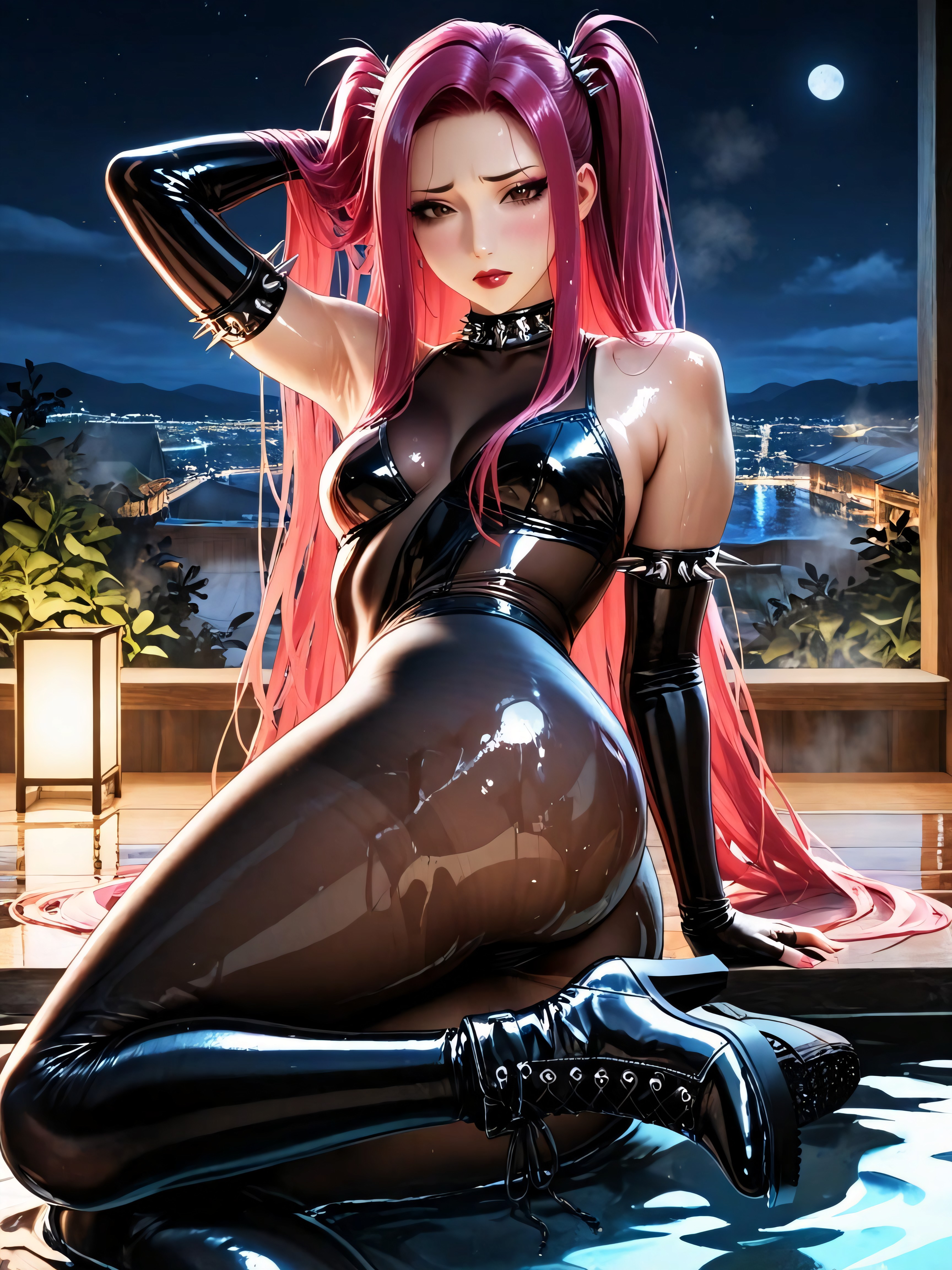 Shy, Night, Fierce Massive Eyes Hentai AI Porn