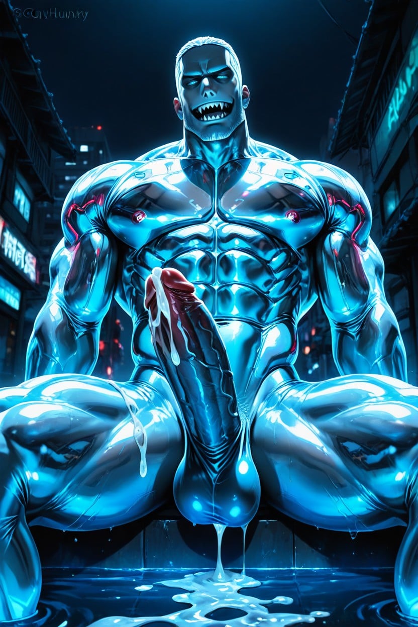 Transparent Skin, Straight On View, Thick Cum Porno gay IA