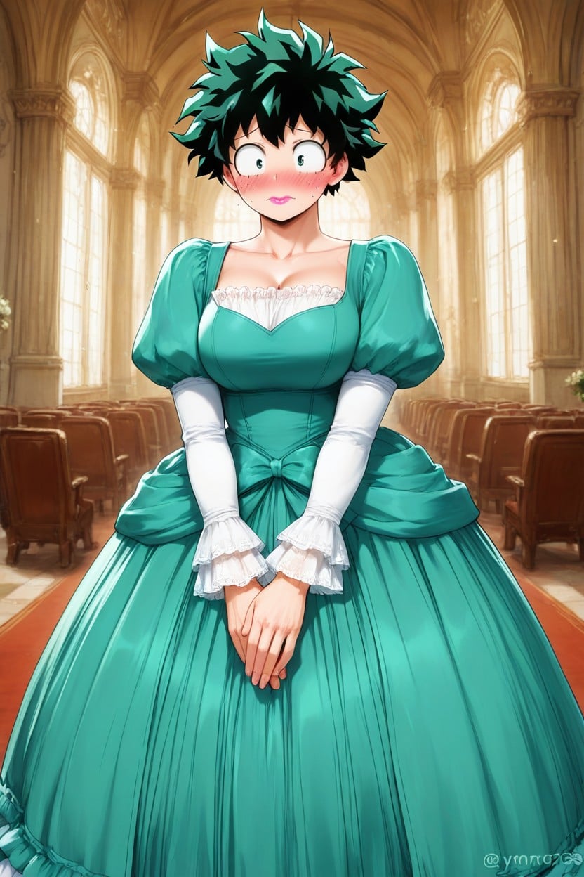 Extremely Poofy Skirt, Man, Male In A Dress AI Porn