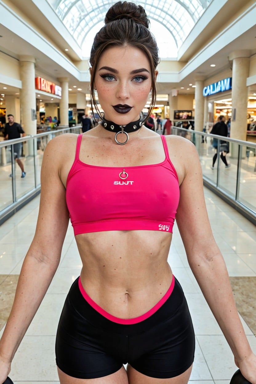 Detailed Eyes, Deep Camel Toe Crack, Small Breasts AI Porn