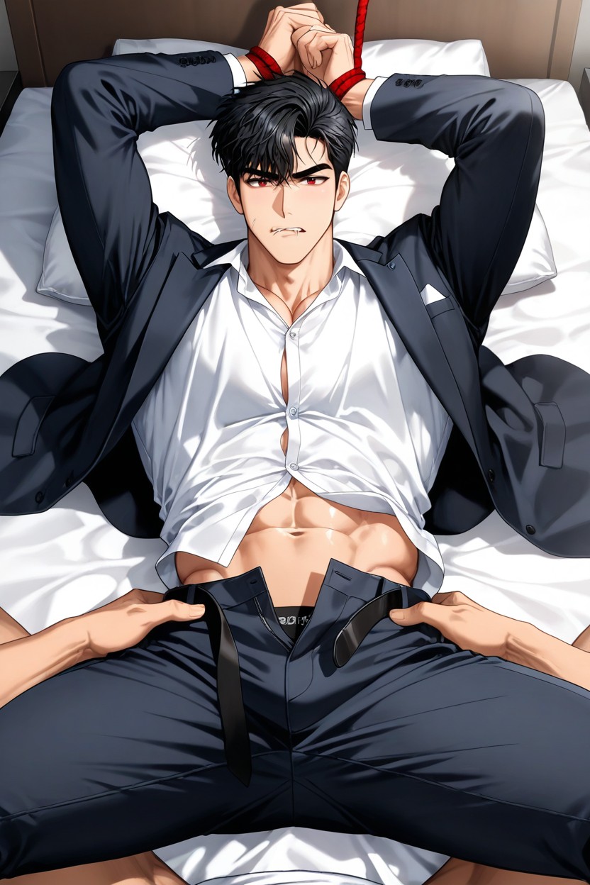 Mordre Sa Lèvre, Manhwa, Naturally Voluminous Hair Porno IA Gay