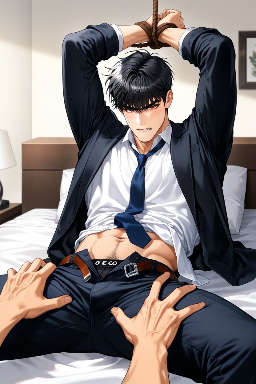 Long Sleeves, Work Pants With Exposed Waist, 25+ AI同性戀黃片