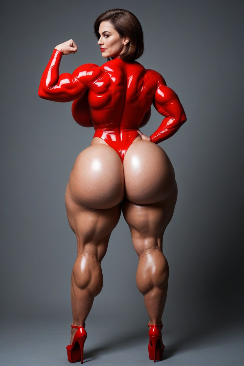 Cosplay, Disproportionately Huge Ass, Huge Bbl MILF AI Porn