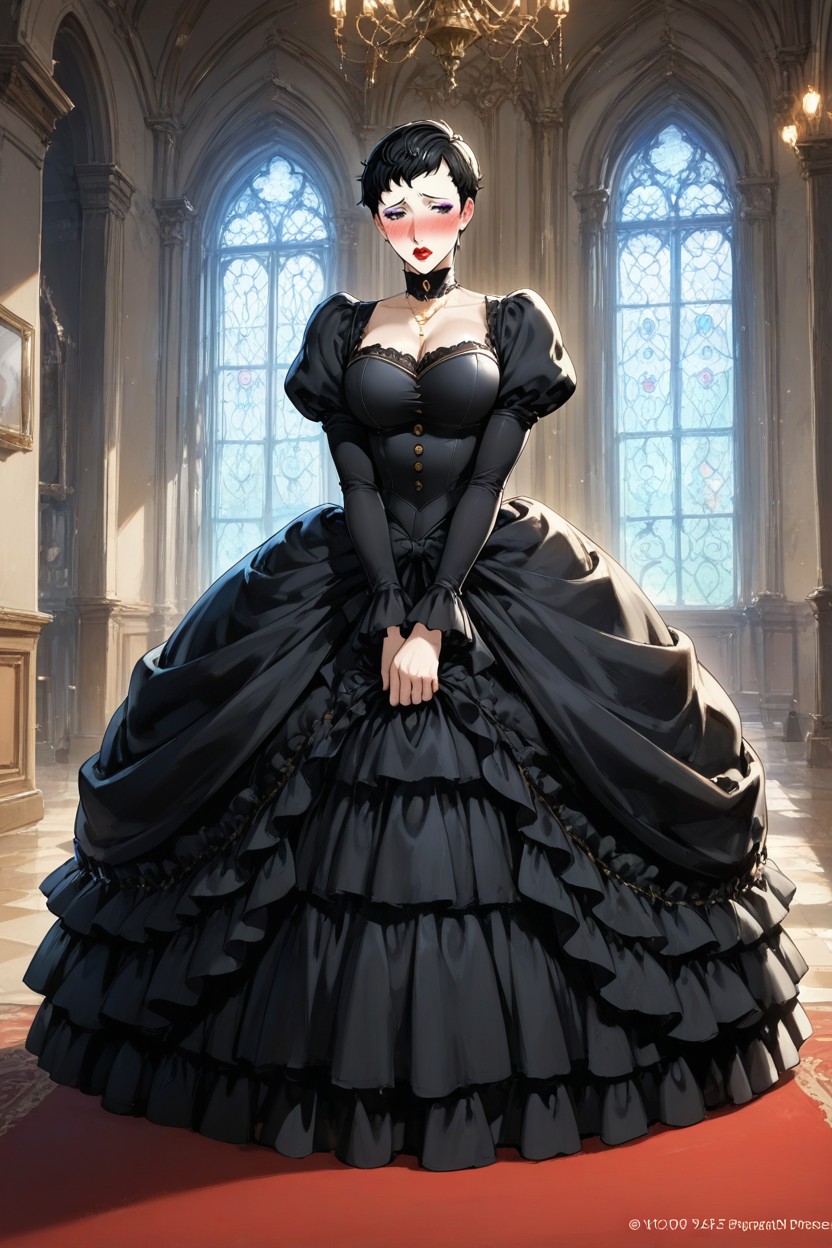 Fantasy Background, European Princess, Man Porno IA