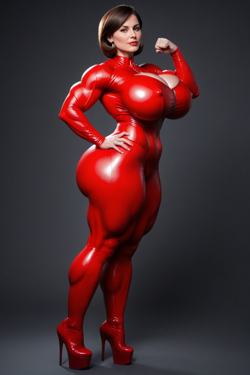 Gigantic Perfect Boobs, Colossal Breasts, Full Body MILF AI Porn