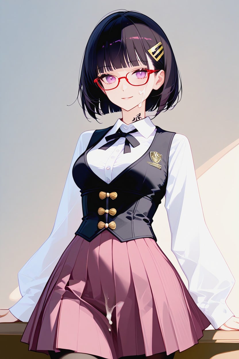 Expressionless, Cute, Waist Shot Hentai AI Porn