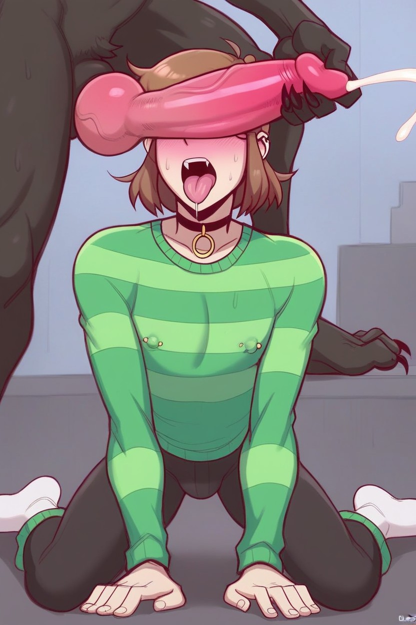 Brown Midlong Bobcut With Bangs, Body, Eye Hentai IA