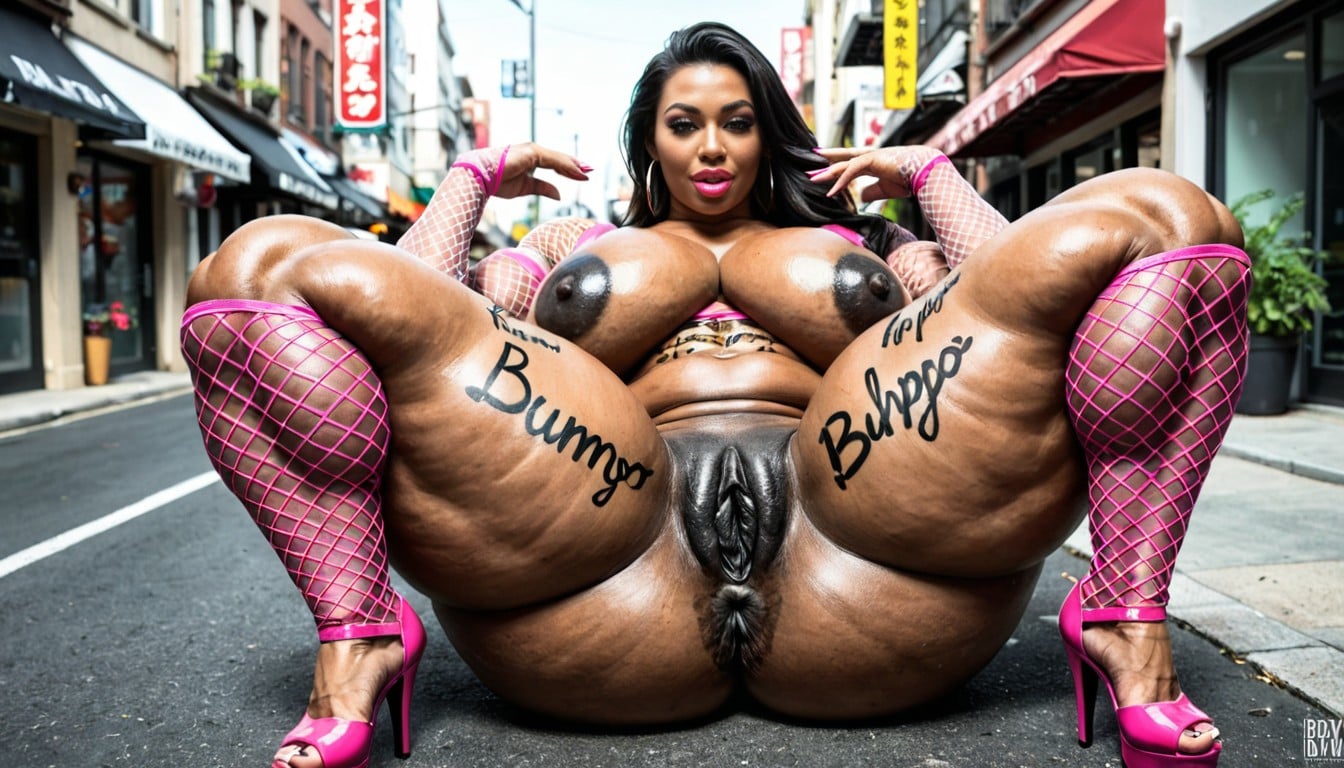Tattoos, Street, Extra Wide Hips Porno IA