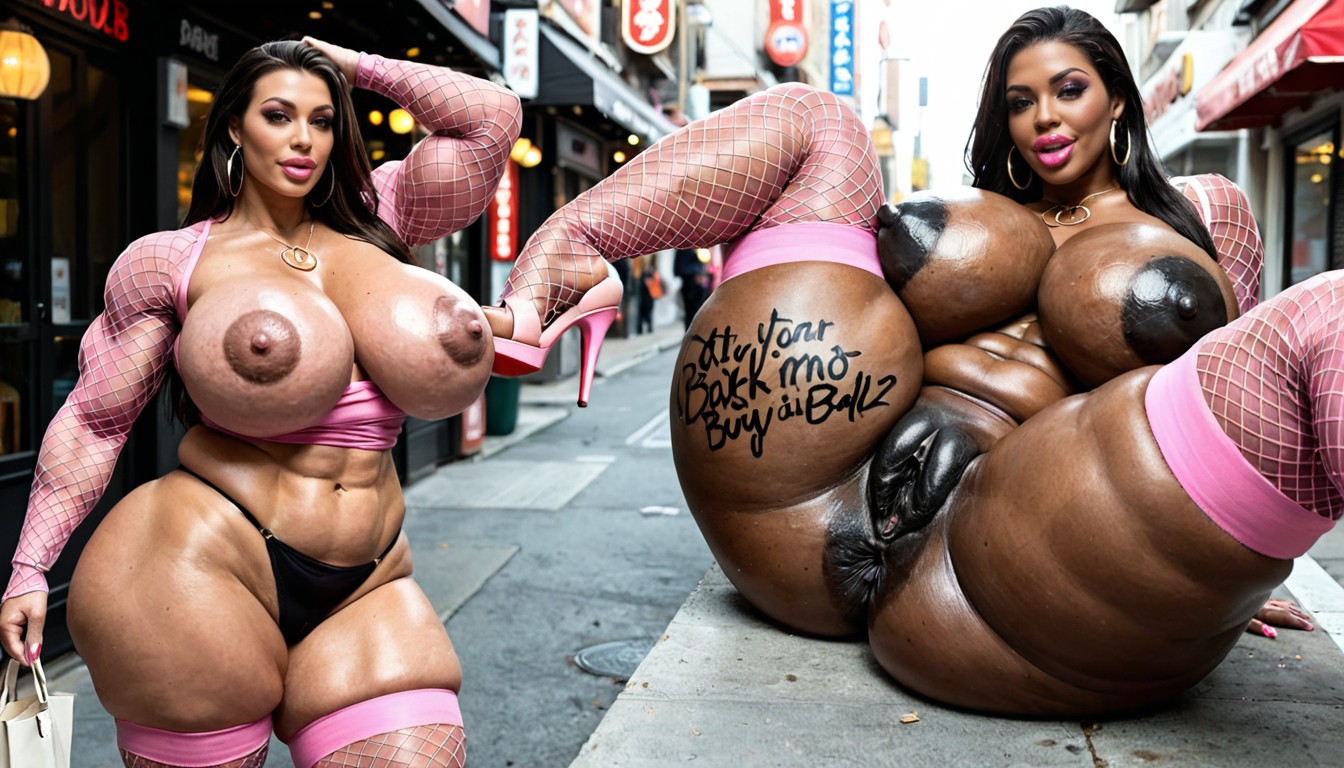 Gigantic Arm Biceps, Tight Waist, Gigantic Thick Thighs Porno IA