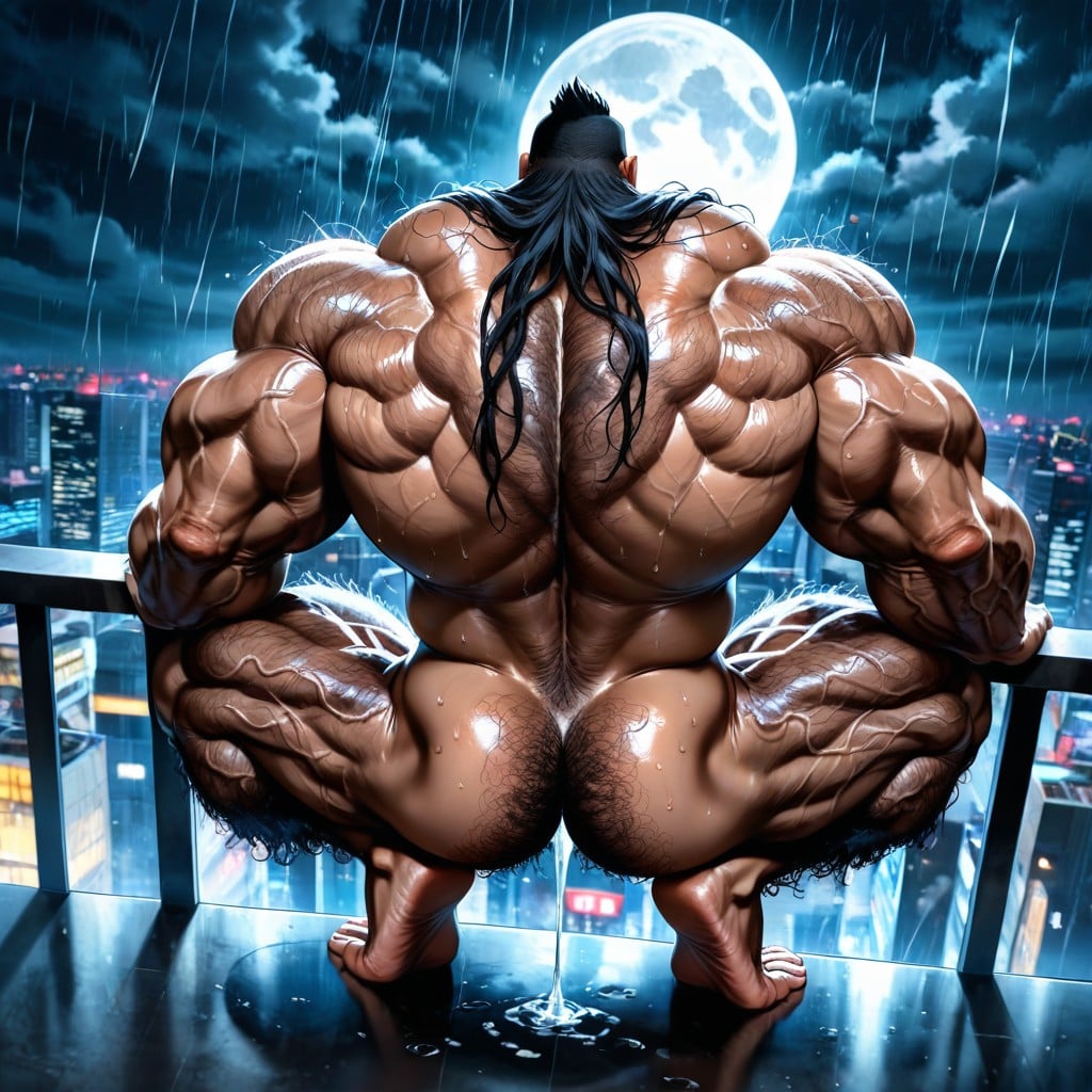 Huge Beard, Long Hair, Dim Light AI同性戀黃片