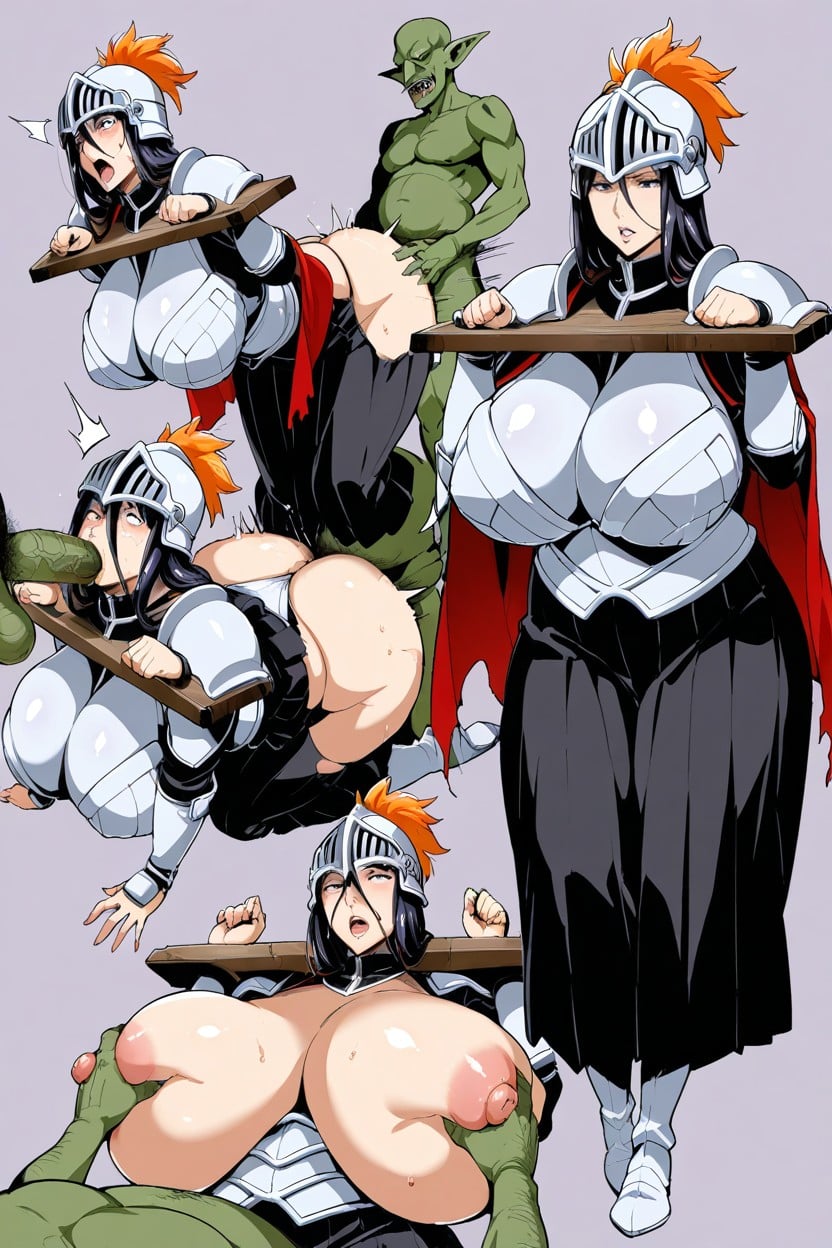 Knight In Silver Plate Armor, Gruesa, Bdsm Hentai IA