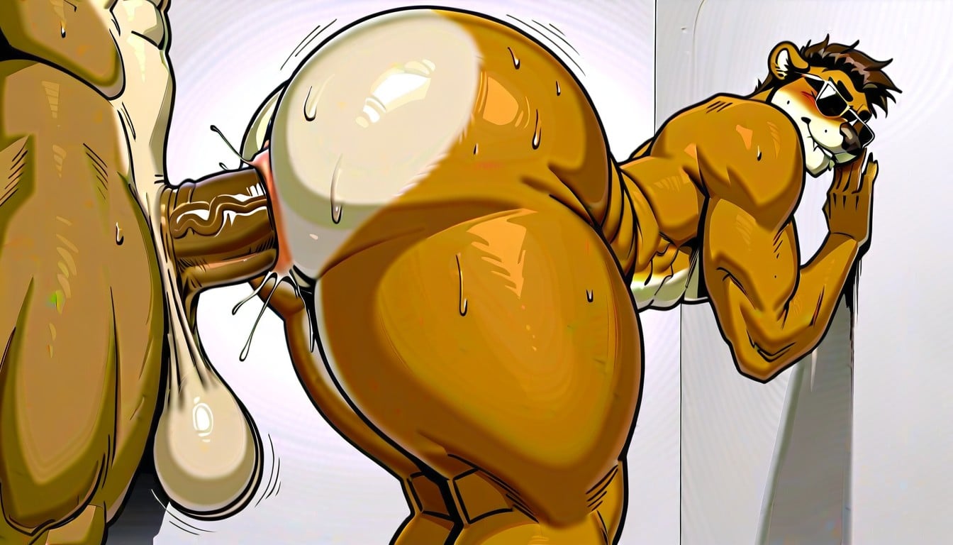 Puffy Anus, 18+, Otter Furry AI Porn