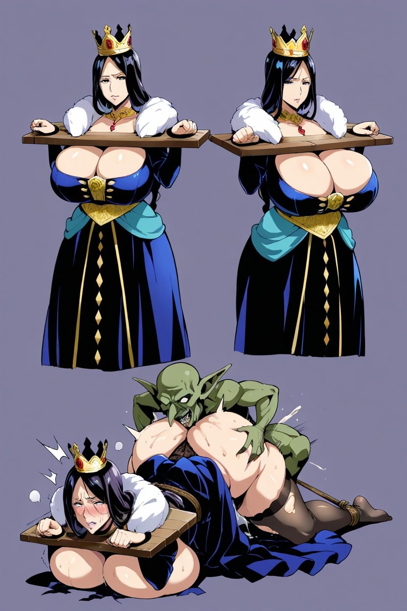 Taller Famale, Queen’s Attire, Takeda Hiromitsu Style Kiss Hentai IA