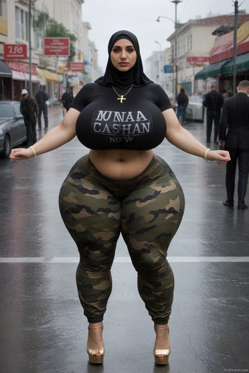 Huge Legs, Extremely Fat Inner Thighs, Large Thighs Porno IA