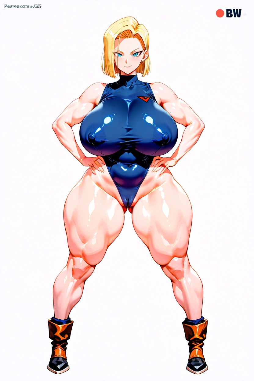 Full Body Image, Blonde Hair, Full Body AI Porn