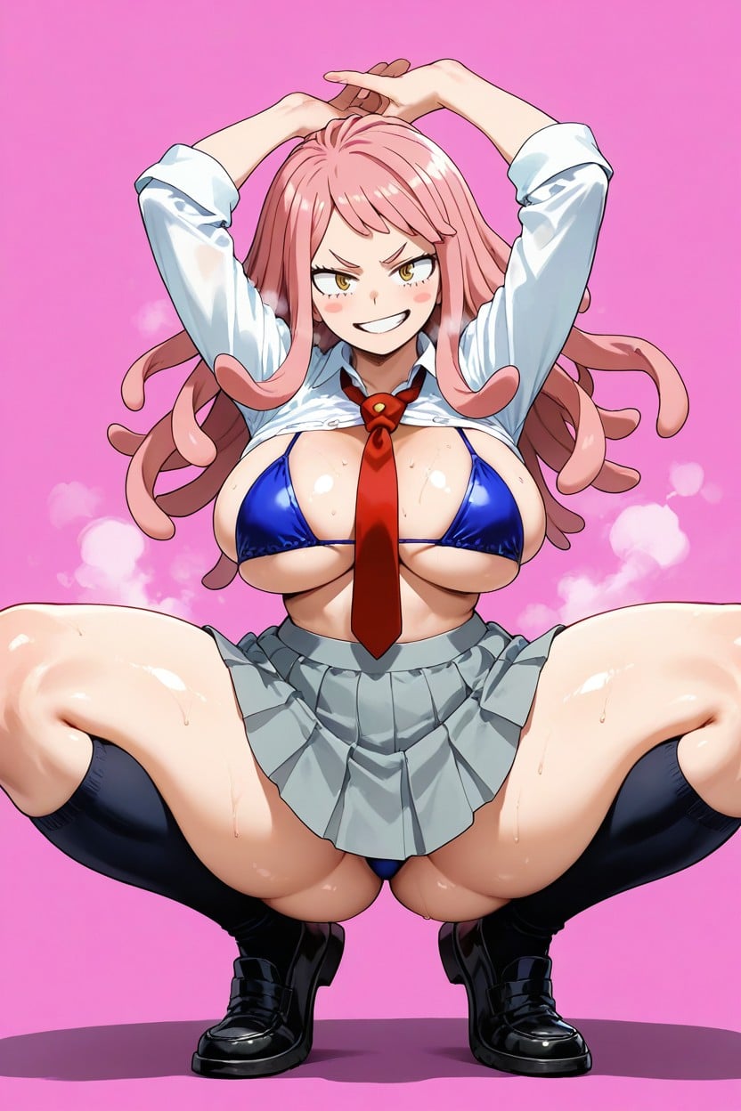Detailed Image, Bubble Butt, Pink Hair Hentai AI Porn