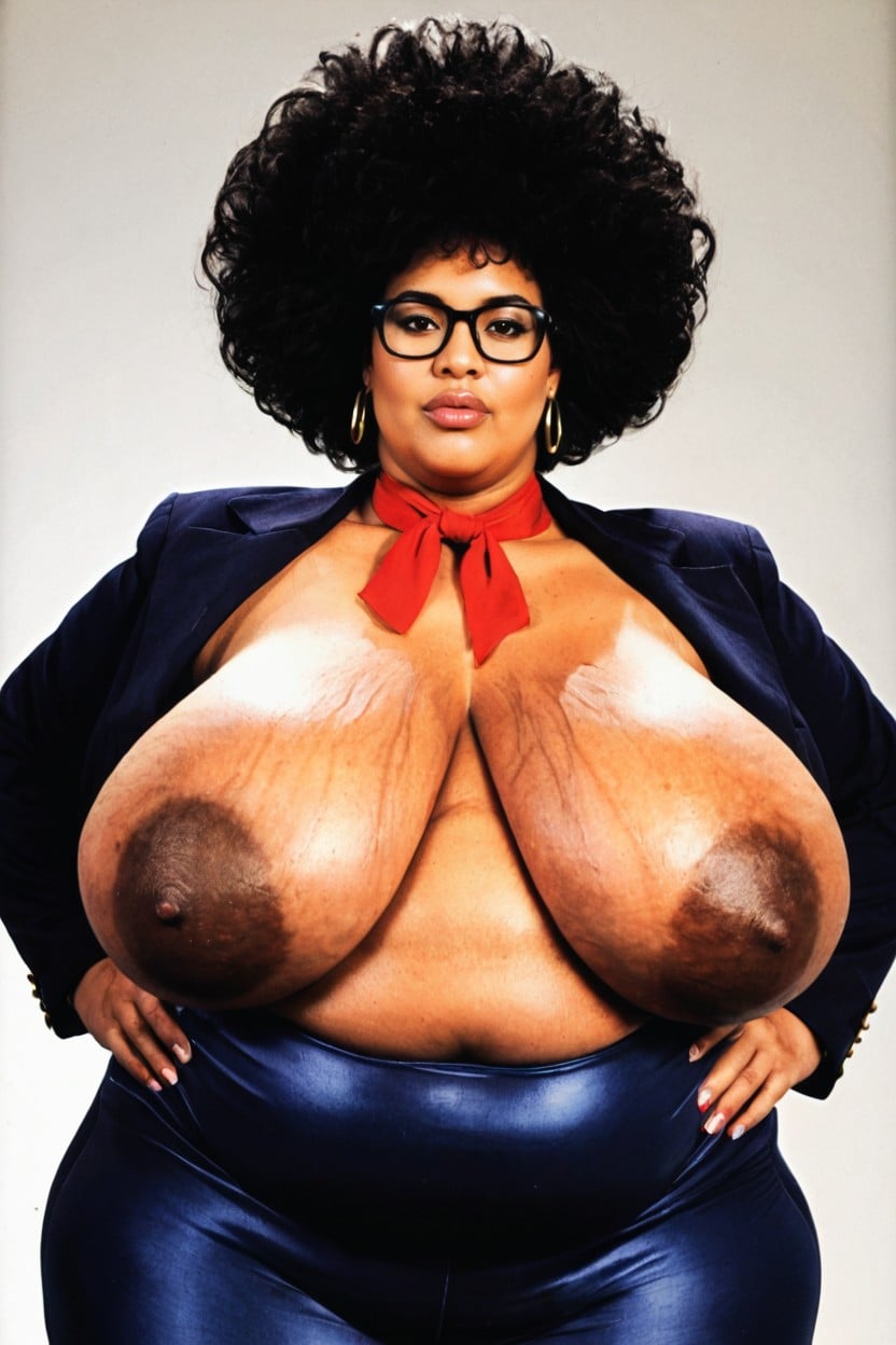 Headshot, Headshot, Fully Clothed BBW AI Porn