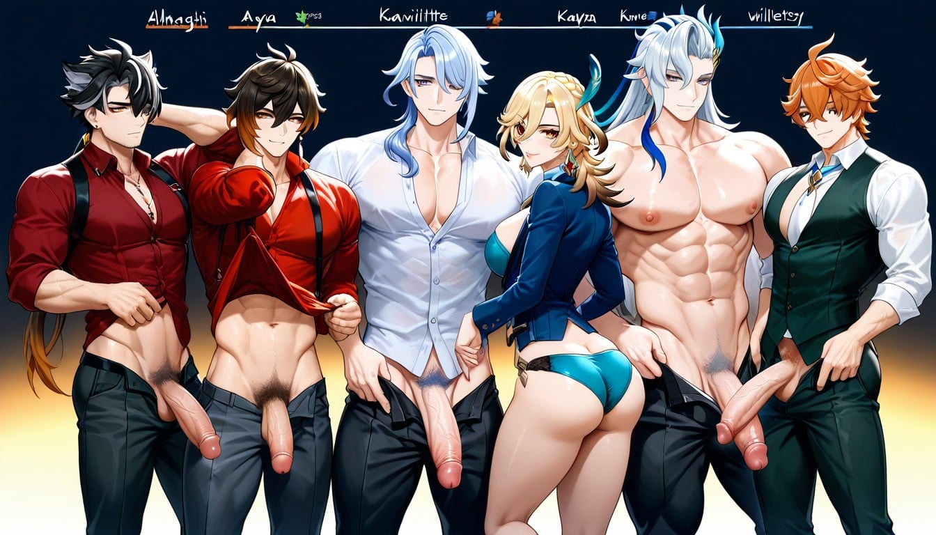 Perfect Eyes, 泡泡屁股, Zhongli From Genshin Impact AI同性戀黃片