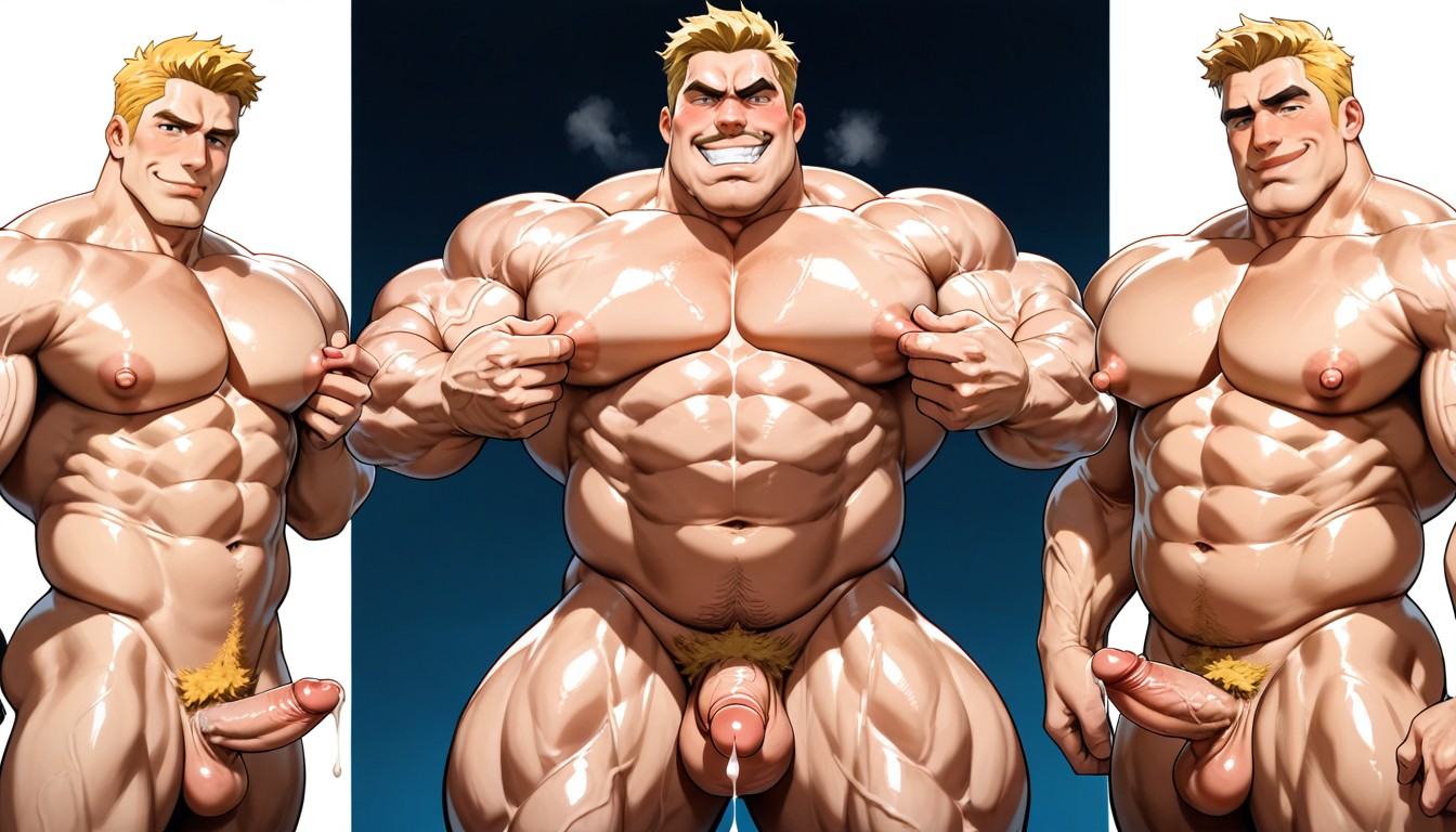 Extreme Pleasure, Huge Nipples, 18+ AI Gay Porn