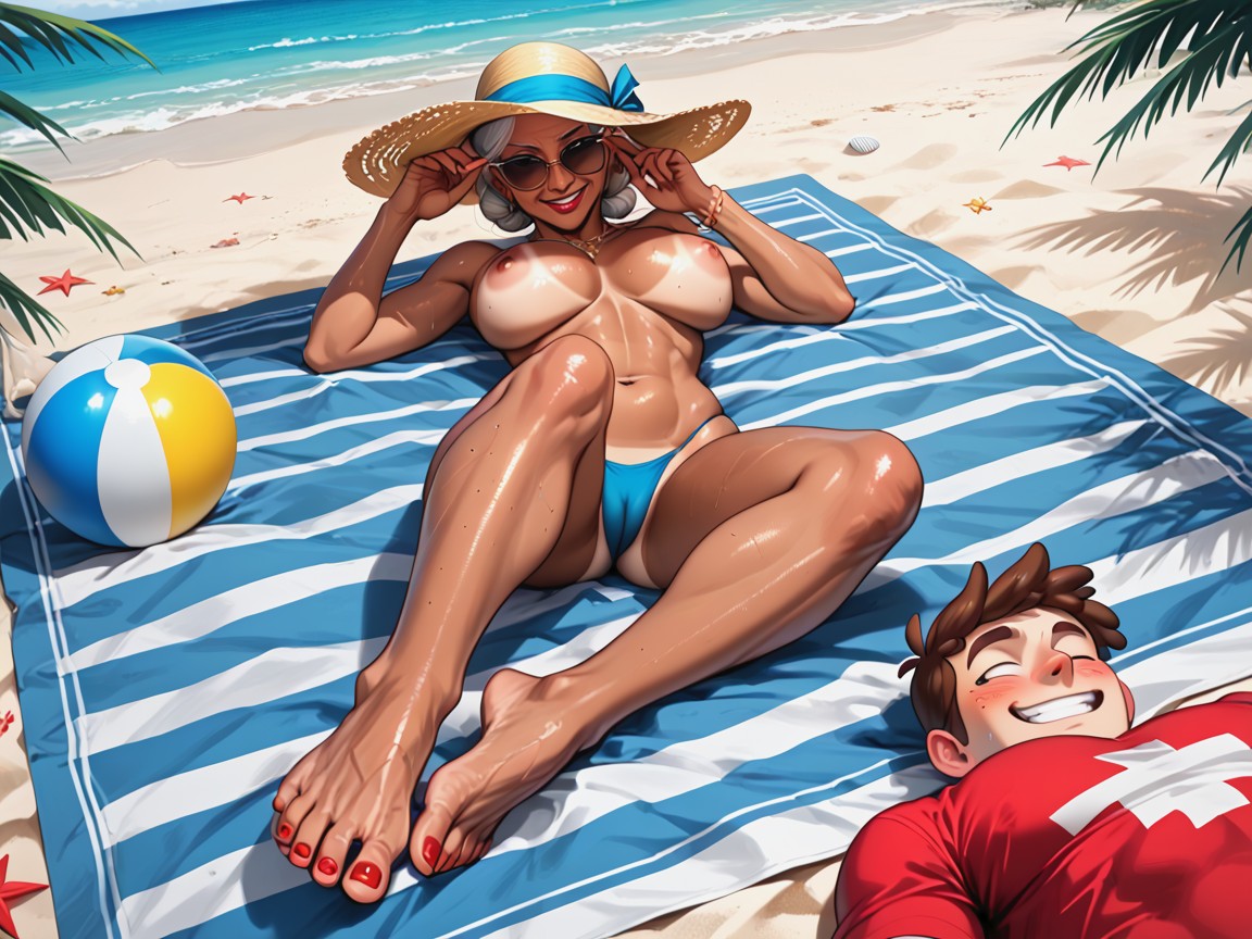 Male, Loluptuous, Large Breasts AI Porn
