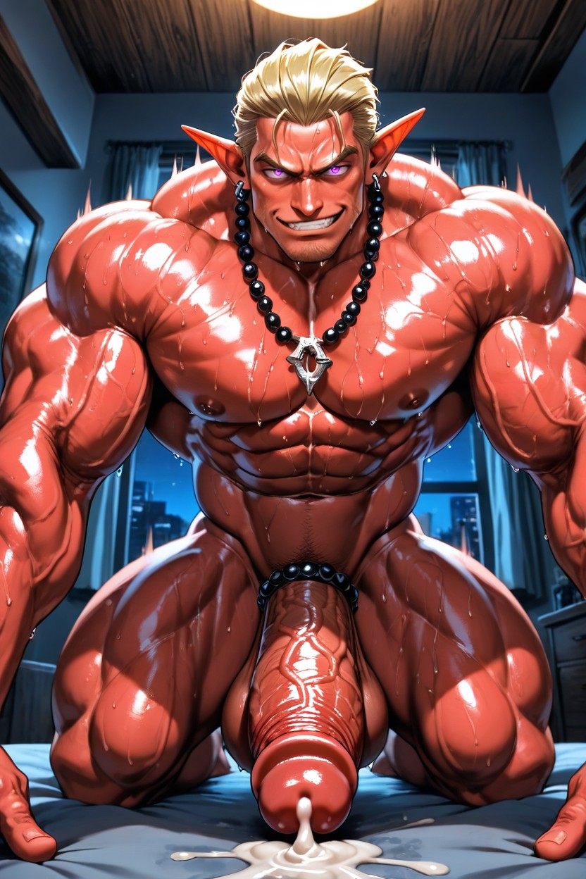 Bottom Up, Very Hair, Necklace AI Gay Porn