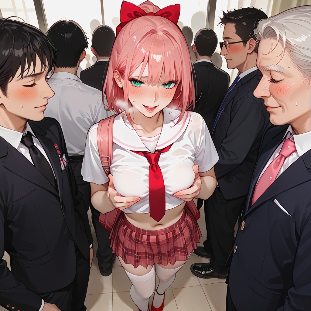 Red Heels, Ultra Detailed, Small Breasts Hentai AI Porn