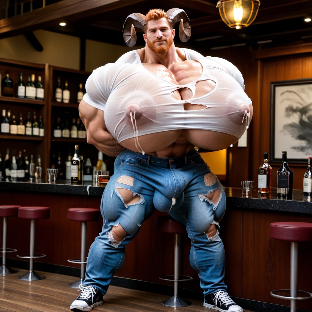 Wide Angle, 18+, Extremely Large Ass AI Gay Porn