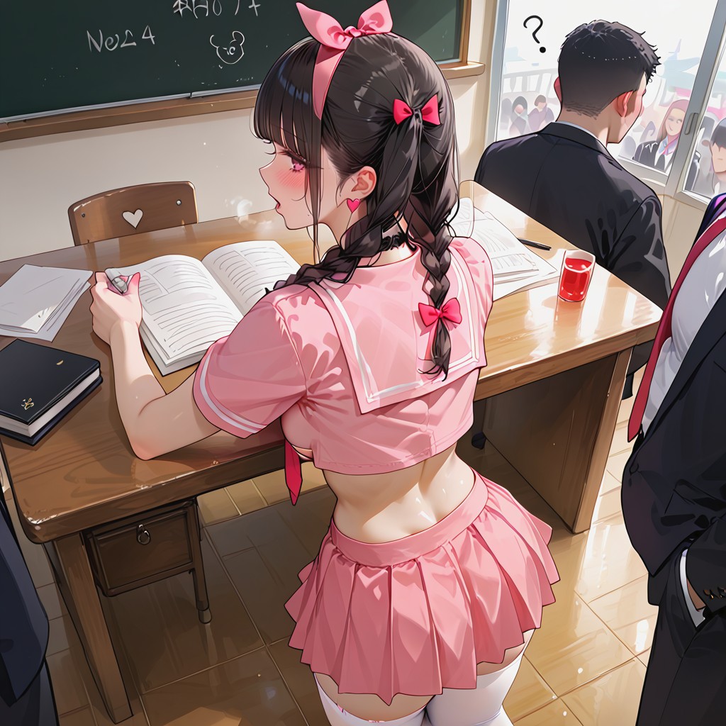 White Stockings, Only One !, Black Hair Hentai AI Porn
