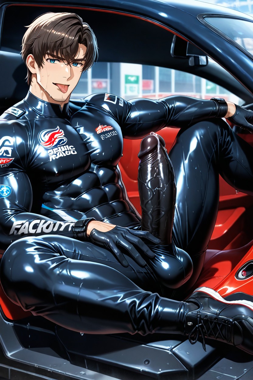 Erection, Passenger Door Open, Abs AI Gay Porn