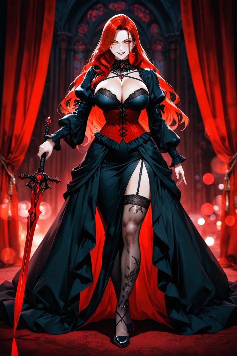 Cleavage, Female, Face Perfectly Still Hentai AI Porn