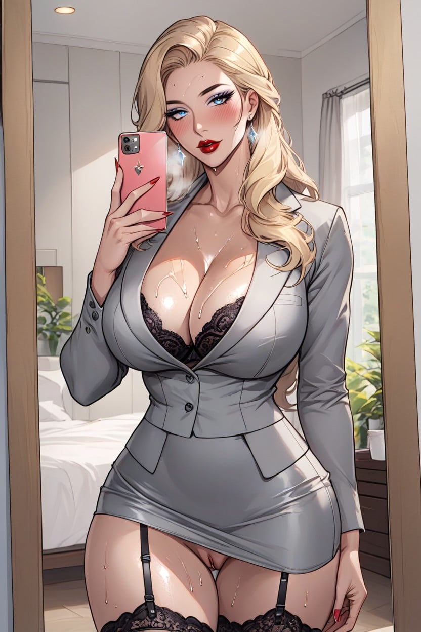 Whole Body, Hourglass Figure, Mirror Hentai AI Porn