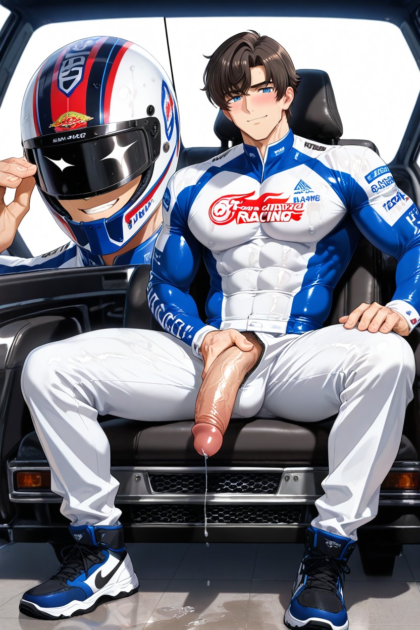 25+, Oiled Skin, Erection AI Gay Porn