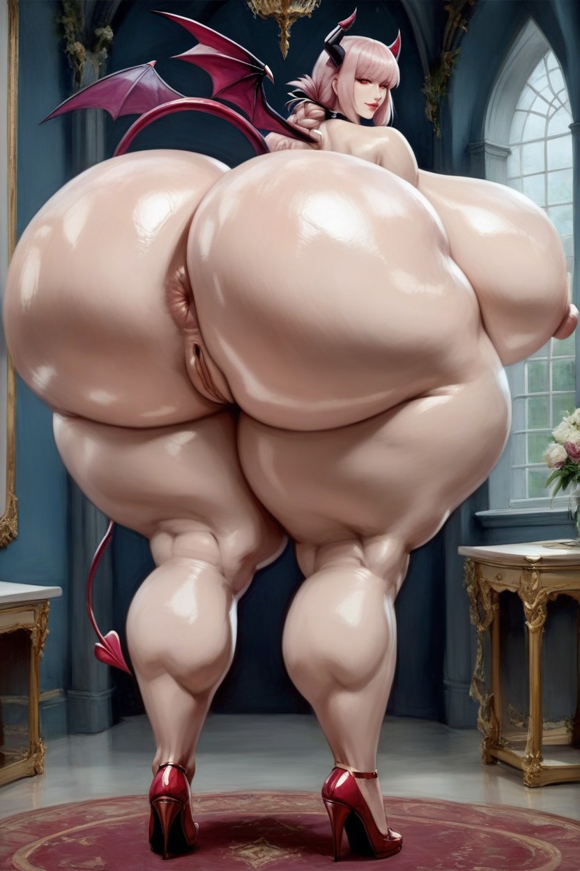 Massive Butt, Exposed Pussy, Mansion AI Porn