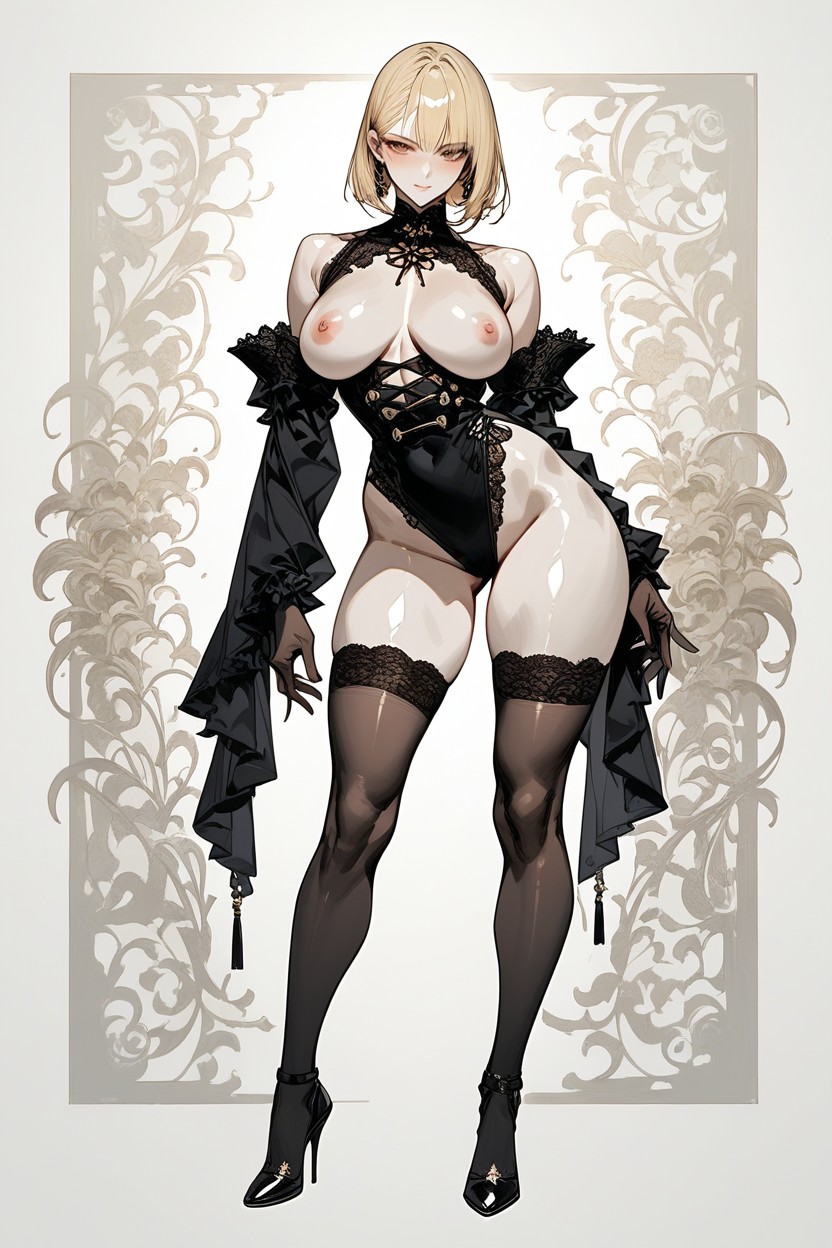 Perfect Body, Toned Thighs, Diminutive Hourglass Figure AI Porn