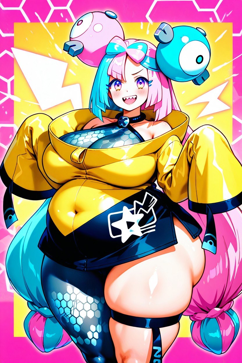 25+, Huge Hips, Asymmetrical Legwear Hentai IA