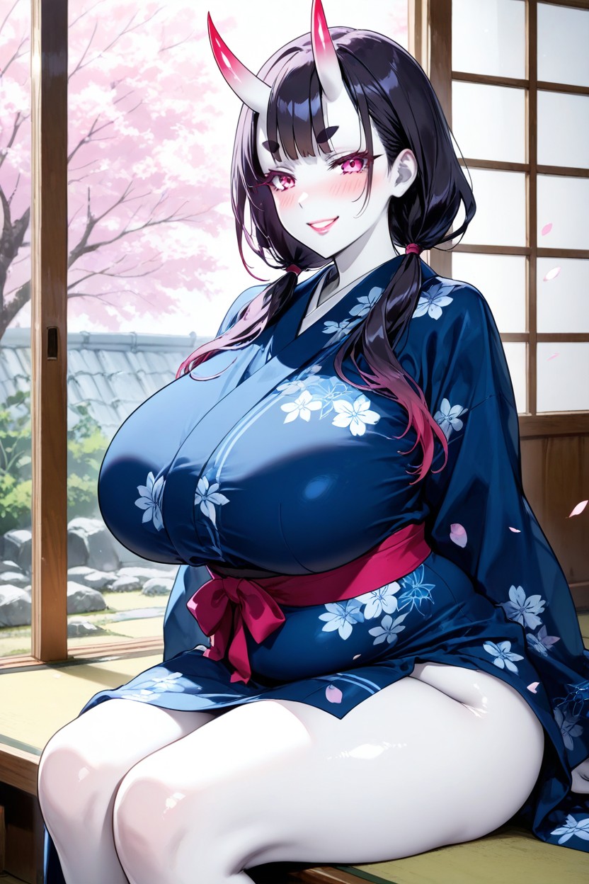 Thick Straight Eyebrows, Washi Room, Hdr AI Porn