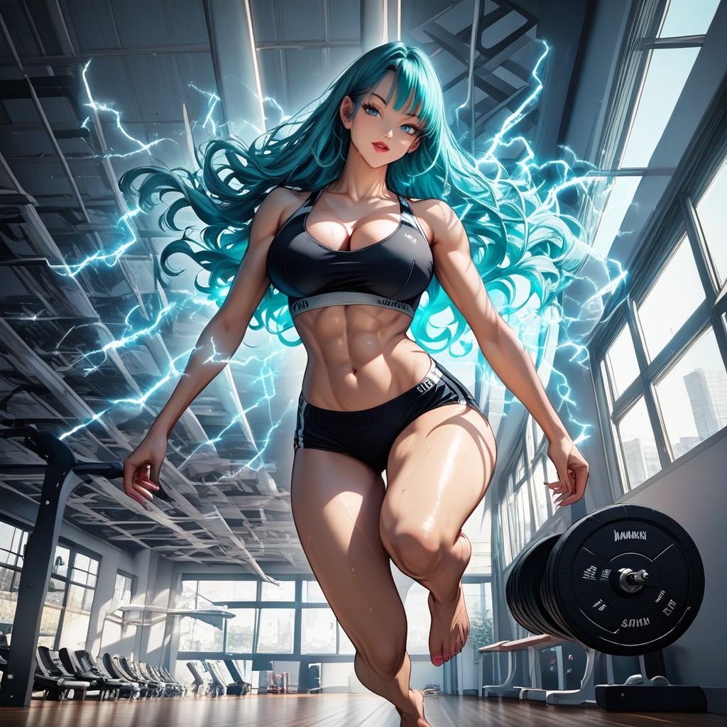 Perfect Breasts, Detailed Hair, Aura Hentai IA