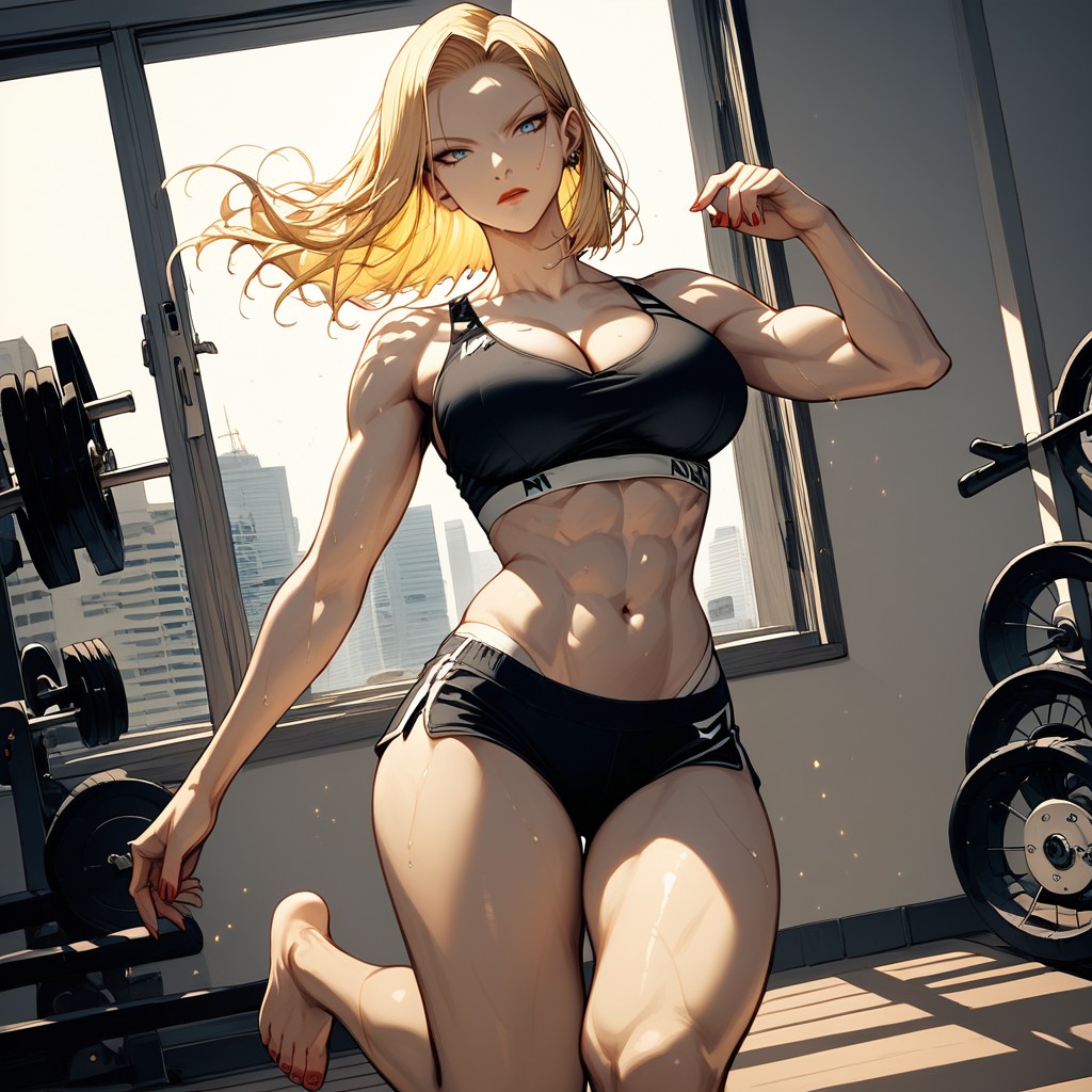 Anatomically Correct Body, Red Nails, Powering Up Hentai IA