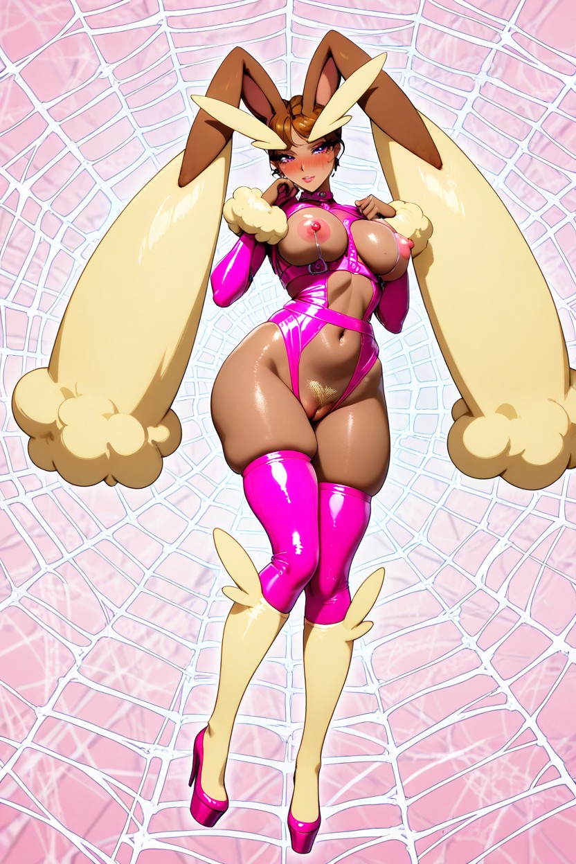 Lopunny, No Underwear, Snatched Waist Hentai AI Porn