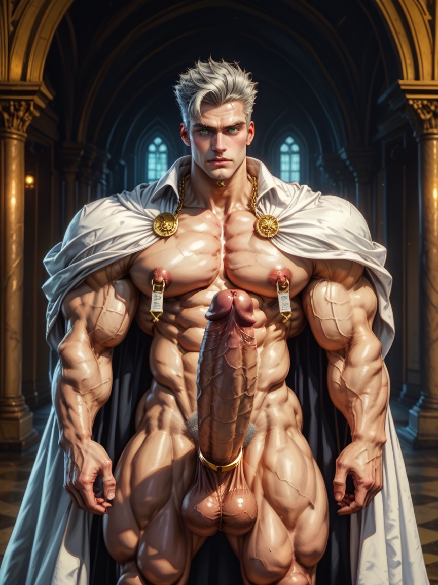Face Clean Shaven, Main Living Room, Detailed Features AI Gay Porn