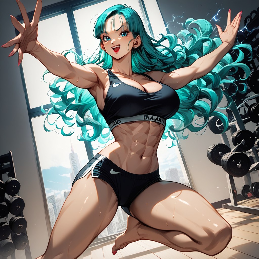 Detailed Face, Perfect Breasts, Floating In The Air Hentai AI Porn