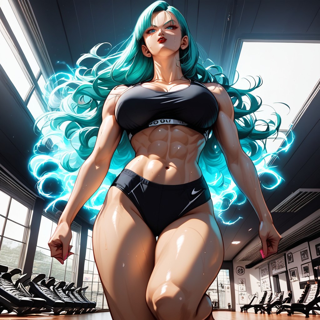 Aura, Sweaty, Powering Up Hentai AI Porn