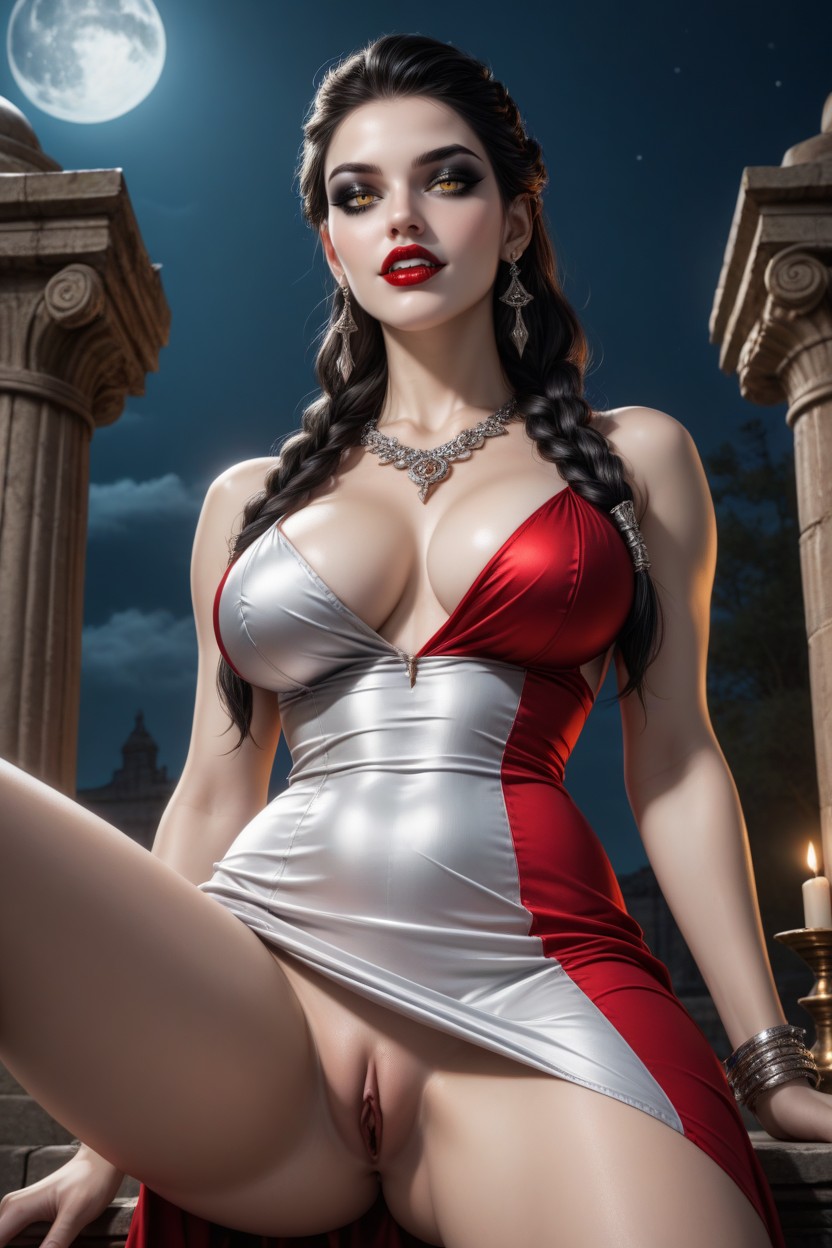 Bracelets, Hiperrealistic, White Perfect Teeth AI Porn