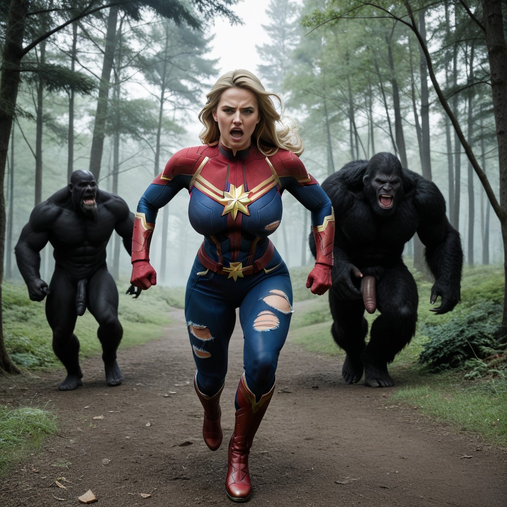 Woman Running At Top Speed, Virgin, Running Fast AI Porn