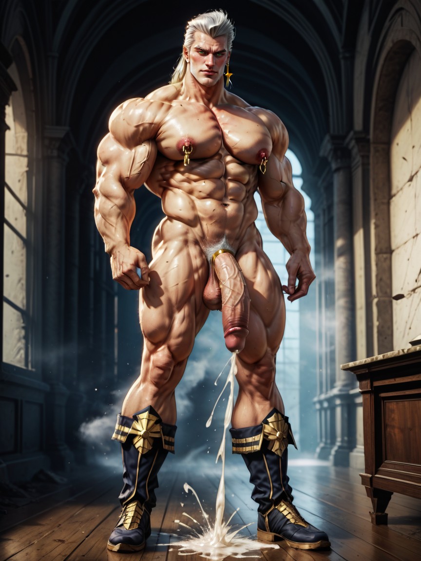 Massive Full Saggy Balls, Pale Skin, Pale Cock AI Gay Porn