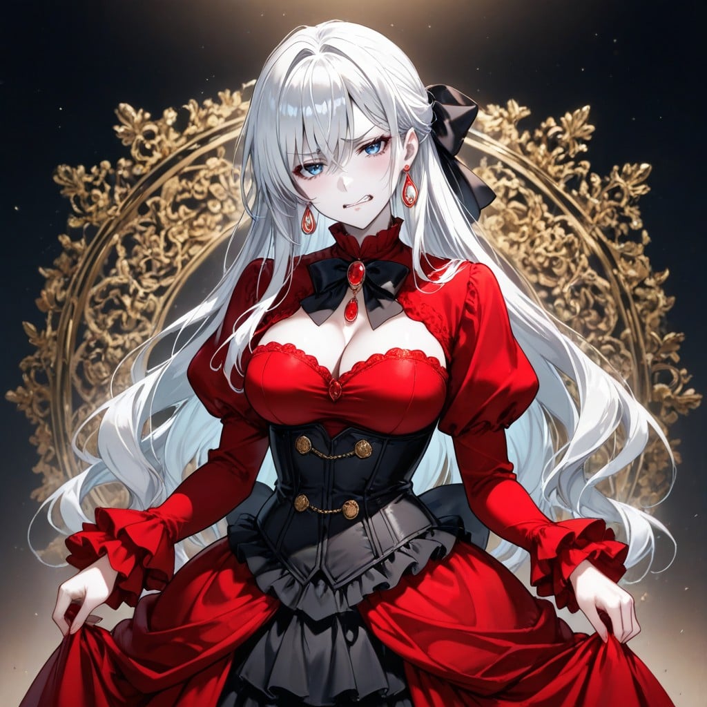 Frills, Layered Skirt, Ruffles Porno IA Hentai