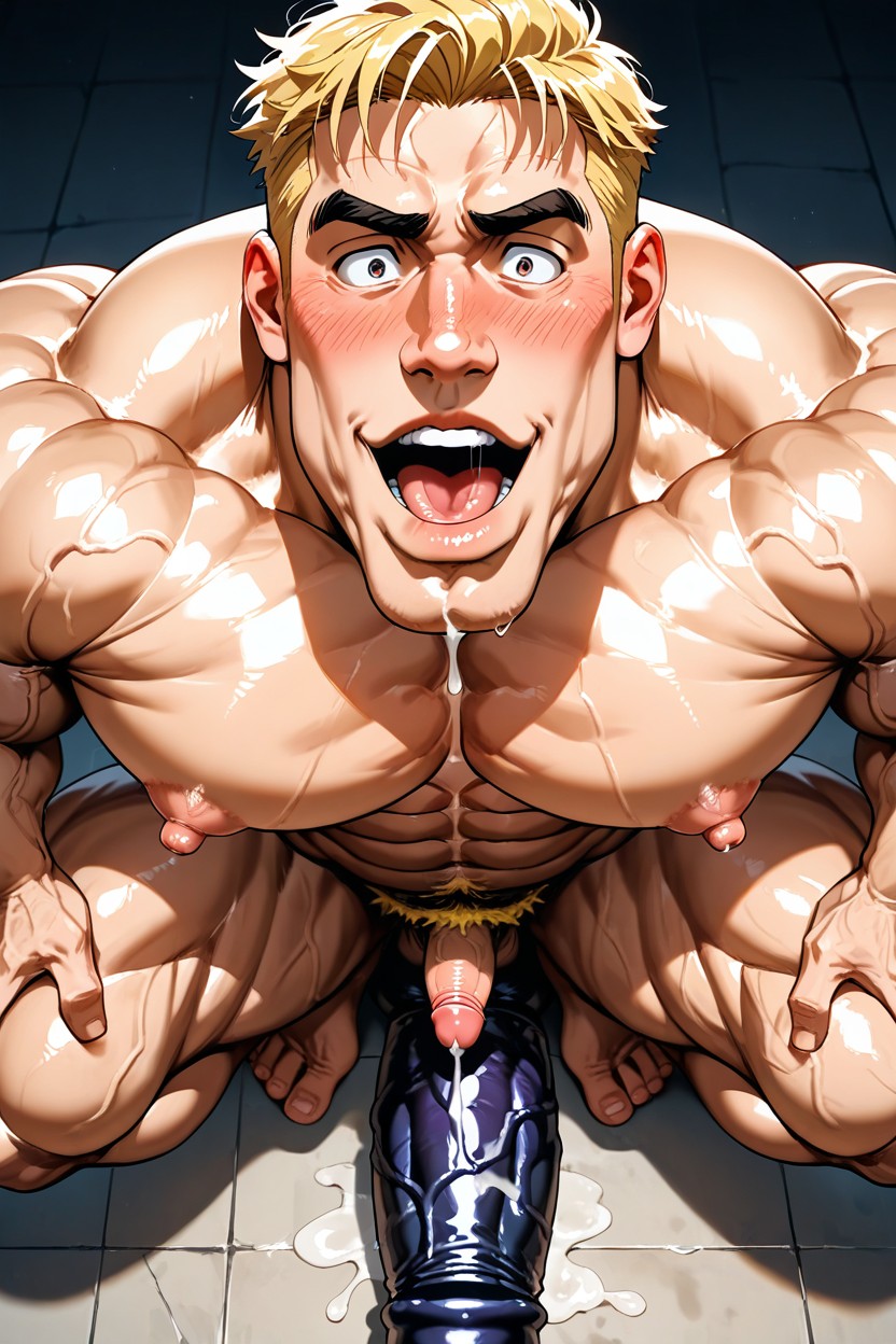 Soft Muscle, Prominent Nipples, 18+ AI Gay Porn