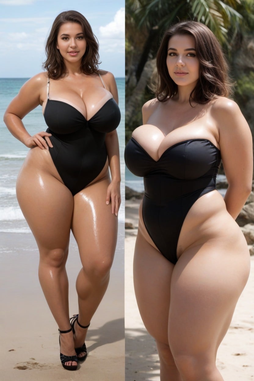 Full Cheeks, Thick Thighs, Noon AI Porn