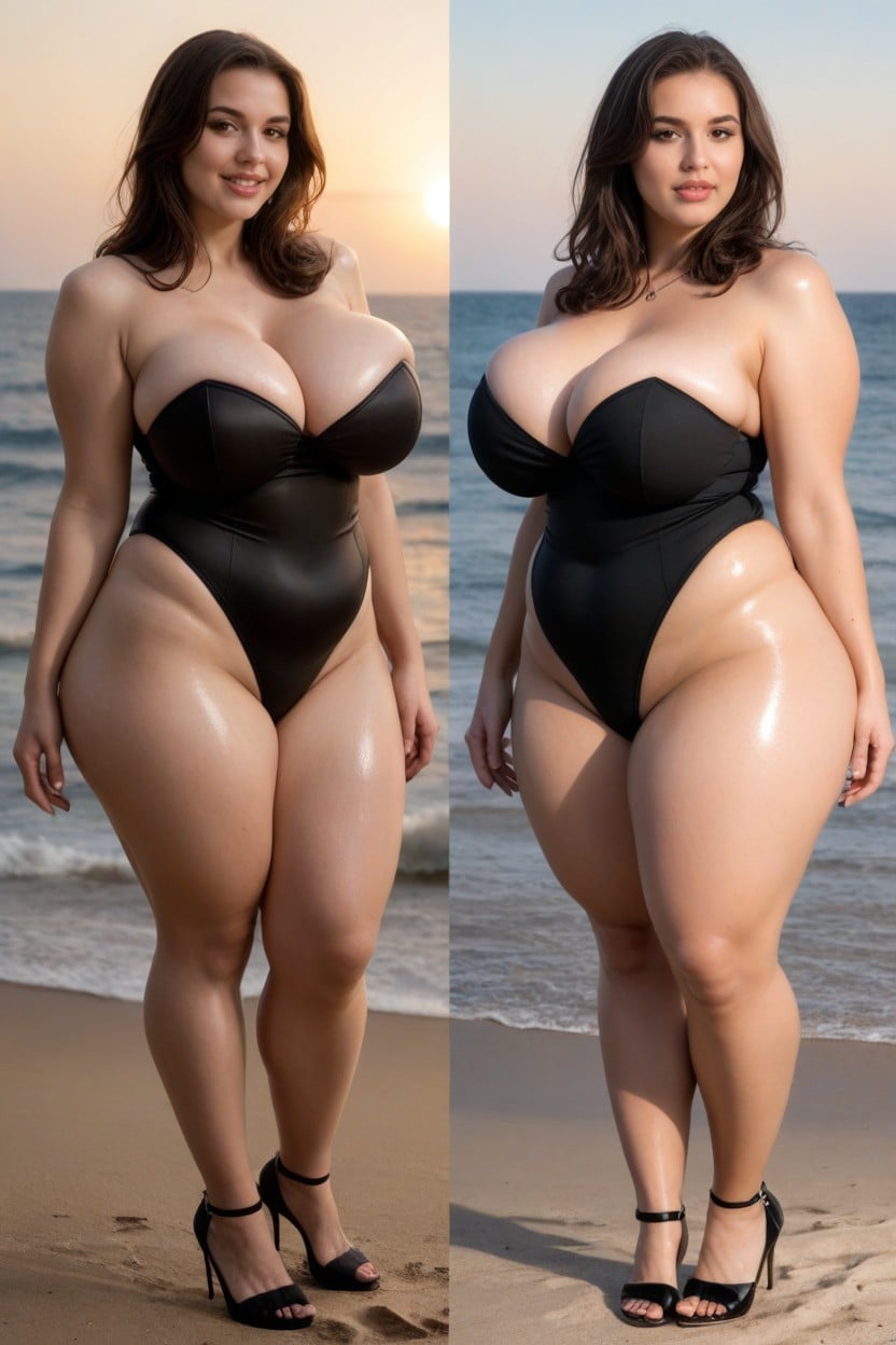 Big Nose, Lovable Face, Perfect Face And Eyes AI Porn